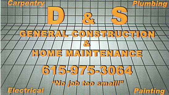 David Brunhoeber Residential Home Maintenance Custom Improvements General Construction Carpentry Plumbing Electrical Painting Alabama & Tennessee Madison and Jackson County Area