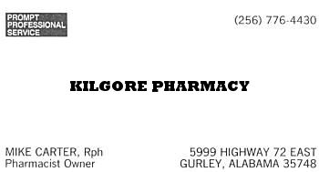 Gurley Pharmacy is a Sponsor of Madison County High School Band Thank you from the MCHS Band Parents!