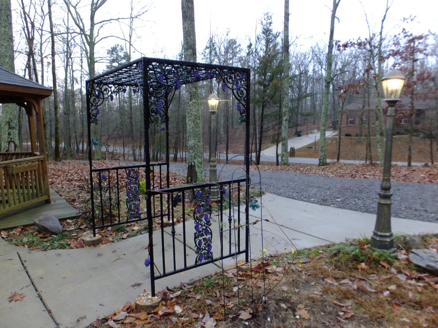 Kyle Nelson Johnson Wrought iron mailboxes handrails gates arches fences custom design