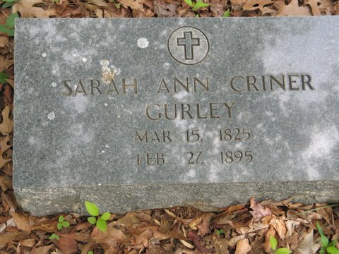 Sarah Ann Criner Gurley