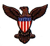 American Eagle national emblem of the United States of America
