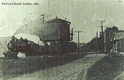 Gurley's Tank located on Railroad Street