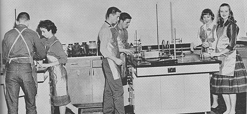 MCHS Chemistry Class in 1960