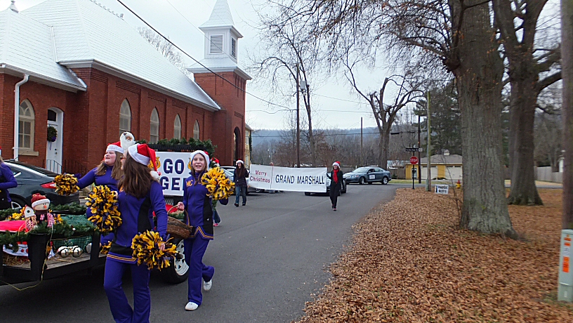 Grand Marshal Banner Carrier Alexis Gisele Johnson and Lindsey Rose Schneider