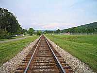 Southern Railroad Track East of Gurley